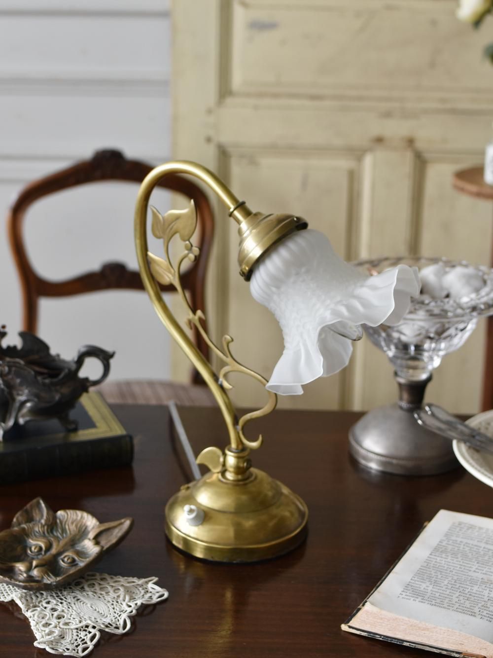 フランスアンティーク照明 デスクランプ テーブルランプ