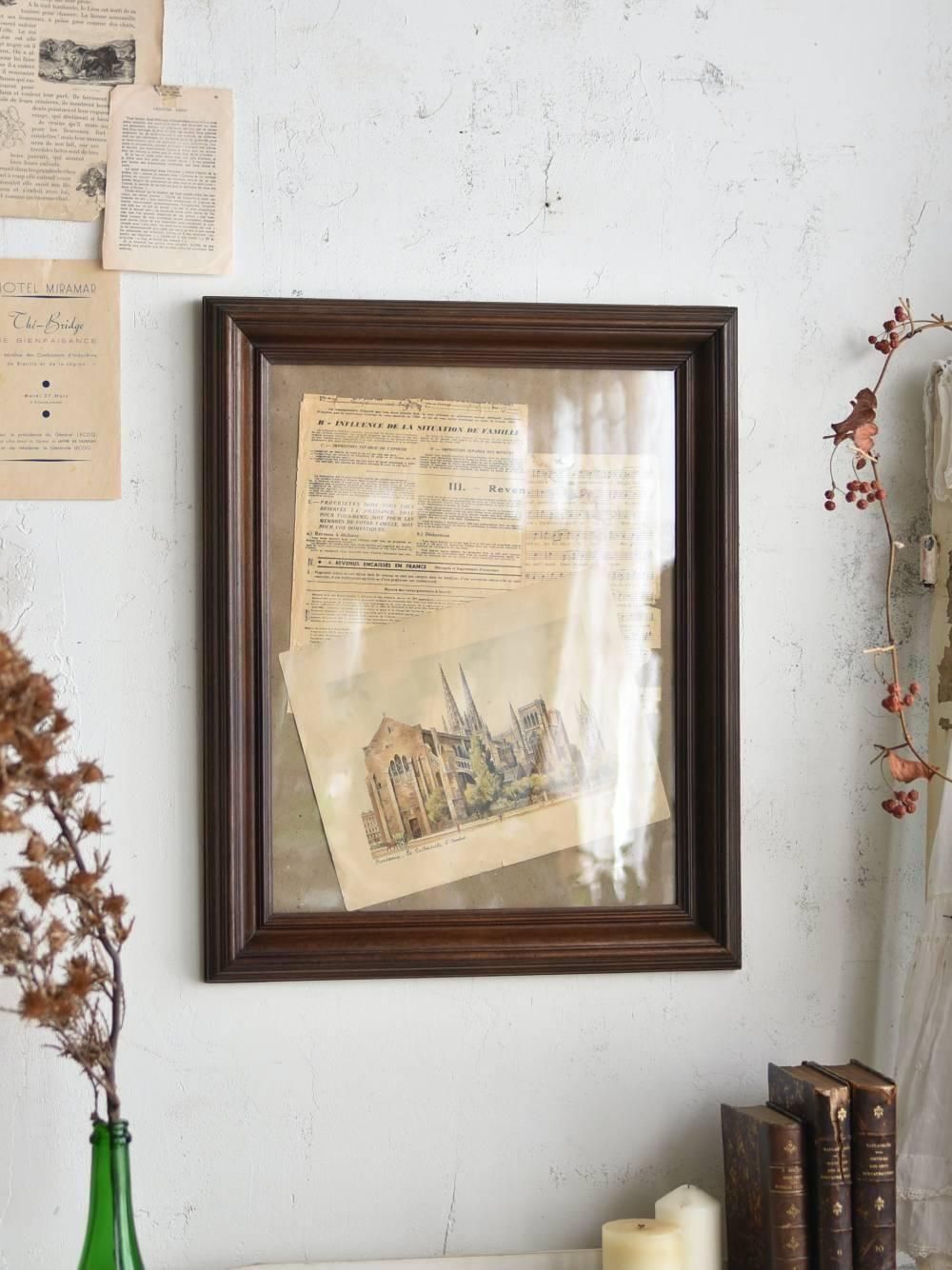 木製フレーム.2B フランス アンティーク 額縁