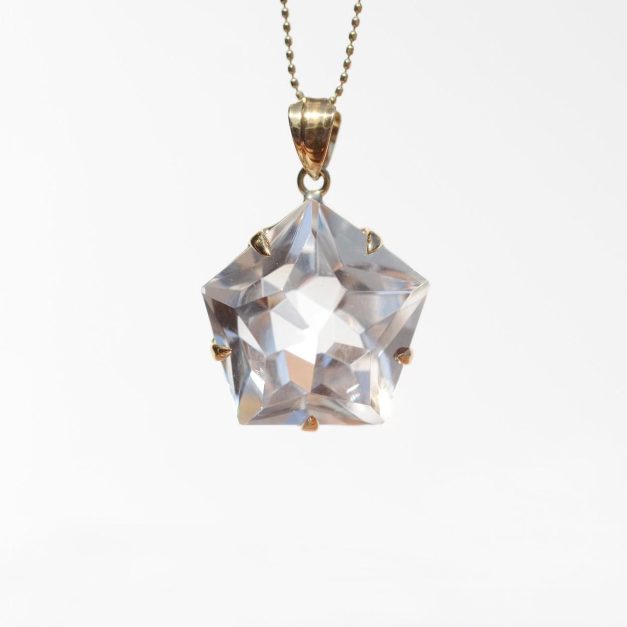 クリアクォーツ ペンダントトップ 18K - KCジョーンズ・クリスタルショップ