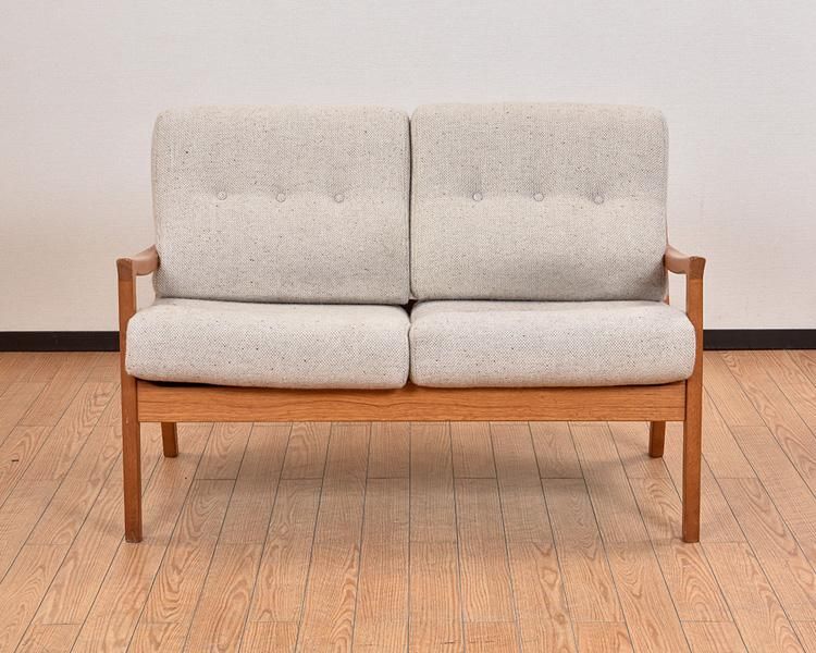 北欧デンマークビンテージ家具/UD7080/二人掛けソファ - 家具