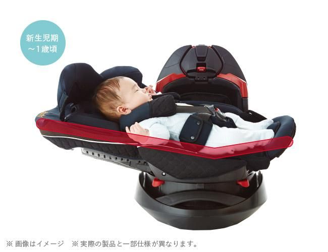 アップリカ ディアターン プラス ISOFIX AB ネイビー（新生児
