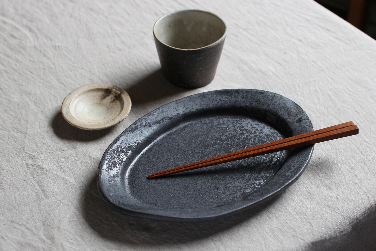 オーバル皿 遠藤素子｜生活普段議shop