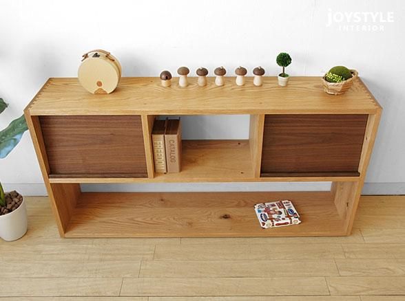 幅145cm オーク材 ウォールナット材 25mm厚の無垢材を使用した高級感と