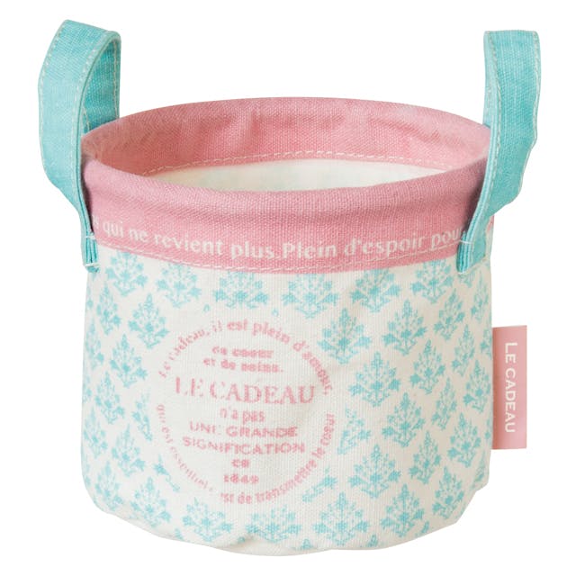 ヘッズ トレイ・カゴ－布 直径110×H100mm ミニョン丸底布バスケット-S