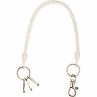 スパイラルキーチェーン 26cm～120cm 透明 NF-422 | 文房具・事務用品