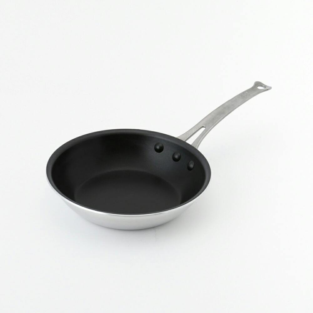 シルクフライパン 浅型 18cm ガス火専用 中尾アルミ製作所 N-164【中尾