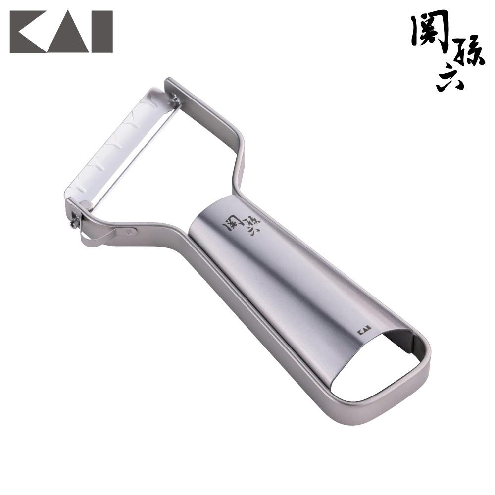 関孫六 オールステンレス 鋭角ピーラー 極刃 DH3356 貝印 KAI