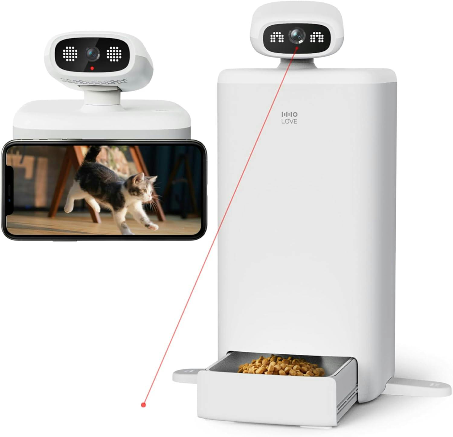 猫用スマートコンパニオンロボット OSitter AI 360ビュー 見守りカメラ