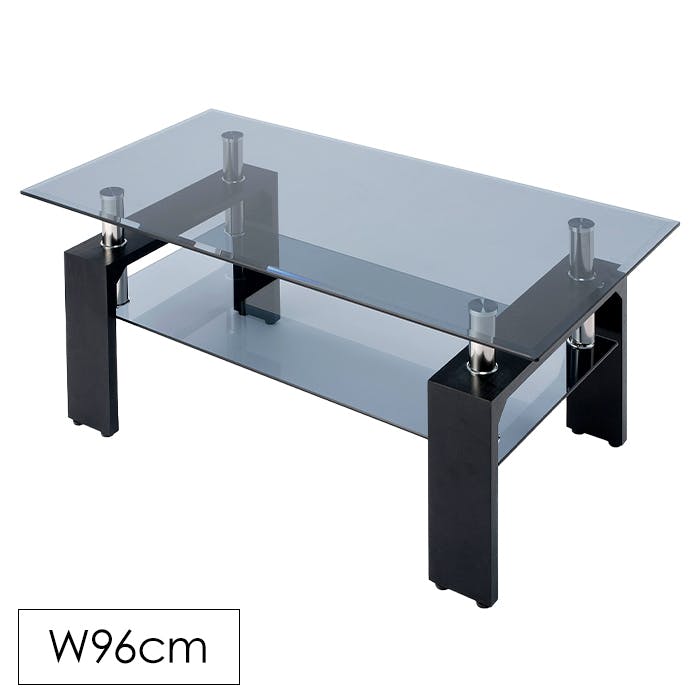 ガラステーブル ローテーブル 長方形 センターテーブル おしゃれ