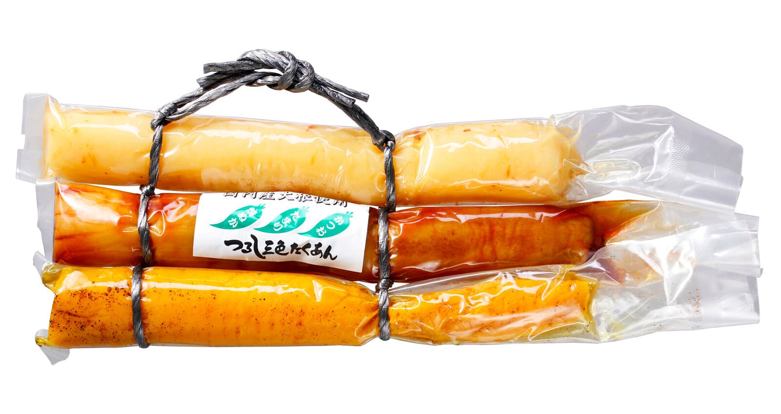 国産つるし三色たくあん 【送料込み】 ＃4589978827353 flife | 食料品