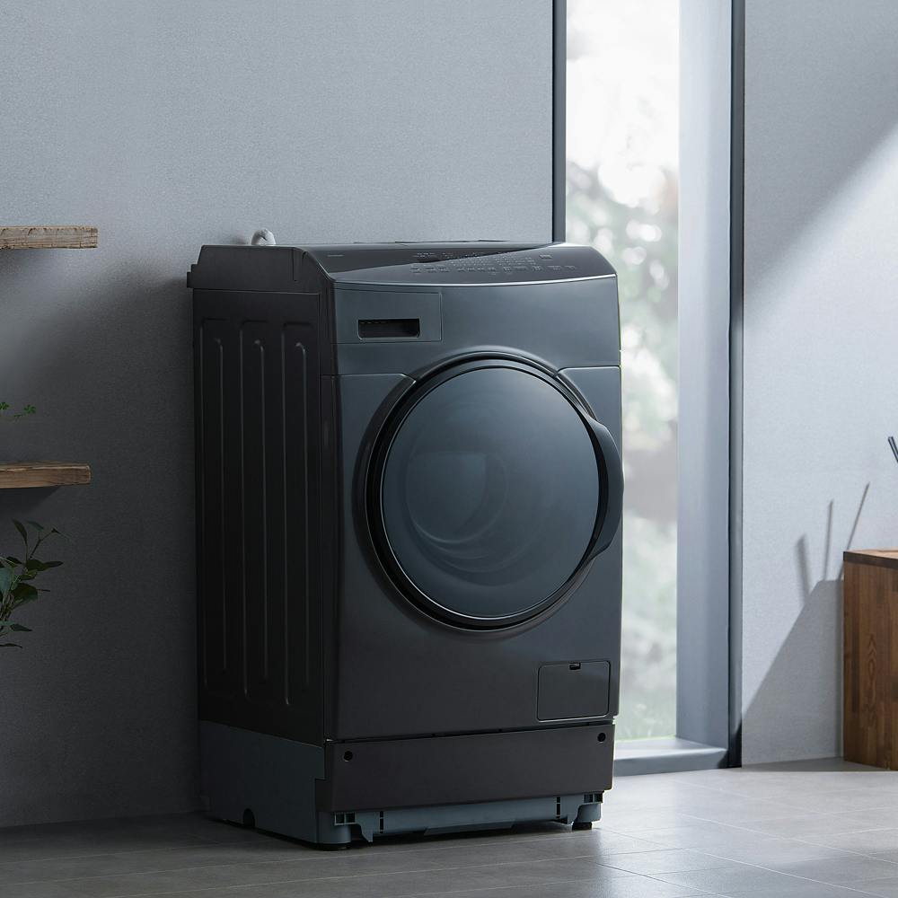 アイリスオーヤマ ドラム式洗濯乾燥機8.0kg/5.0kg FLK852-B ブラック