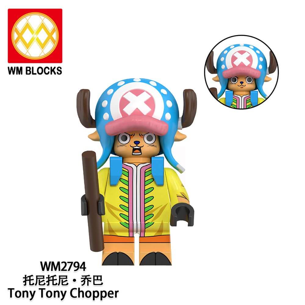WM6193 One Piece luffy Chopper Zoro minifigs – INGBRICKS