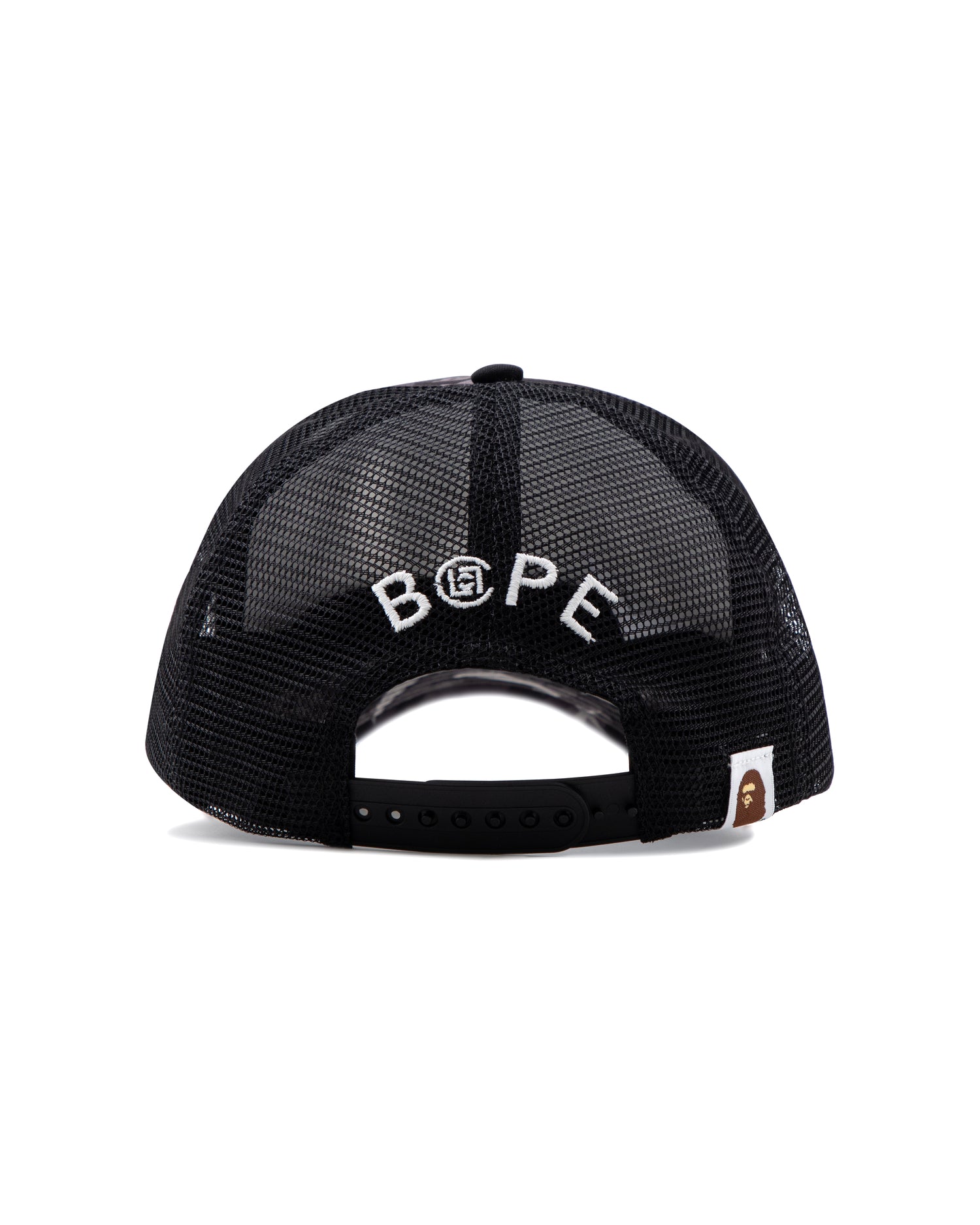 A BATHING APE® BAPE X Clot Egra Camo Trucker Cap | Bape official