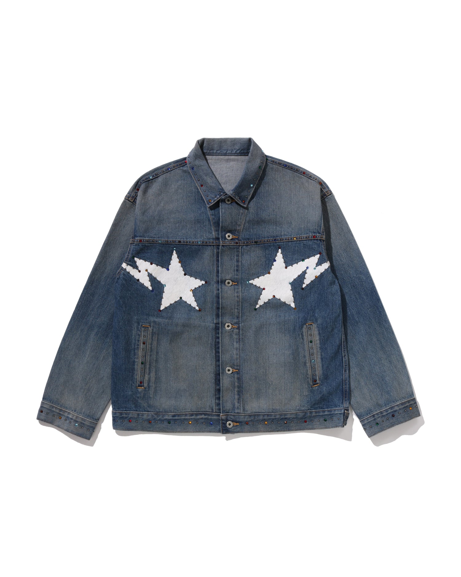 A BATHING APE® Color Stone Denim Jacket | Bape official website