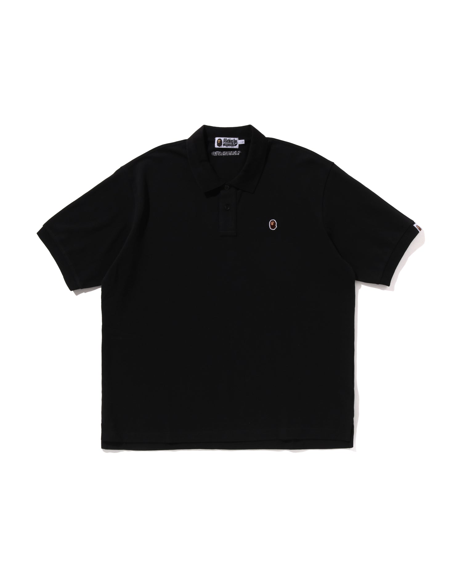 A BATHING APE® One Point Relaxed Fit Polo Shirt | Bape official