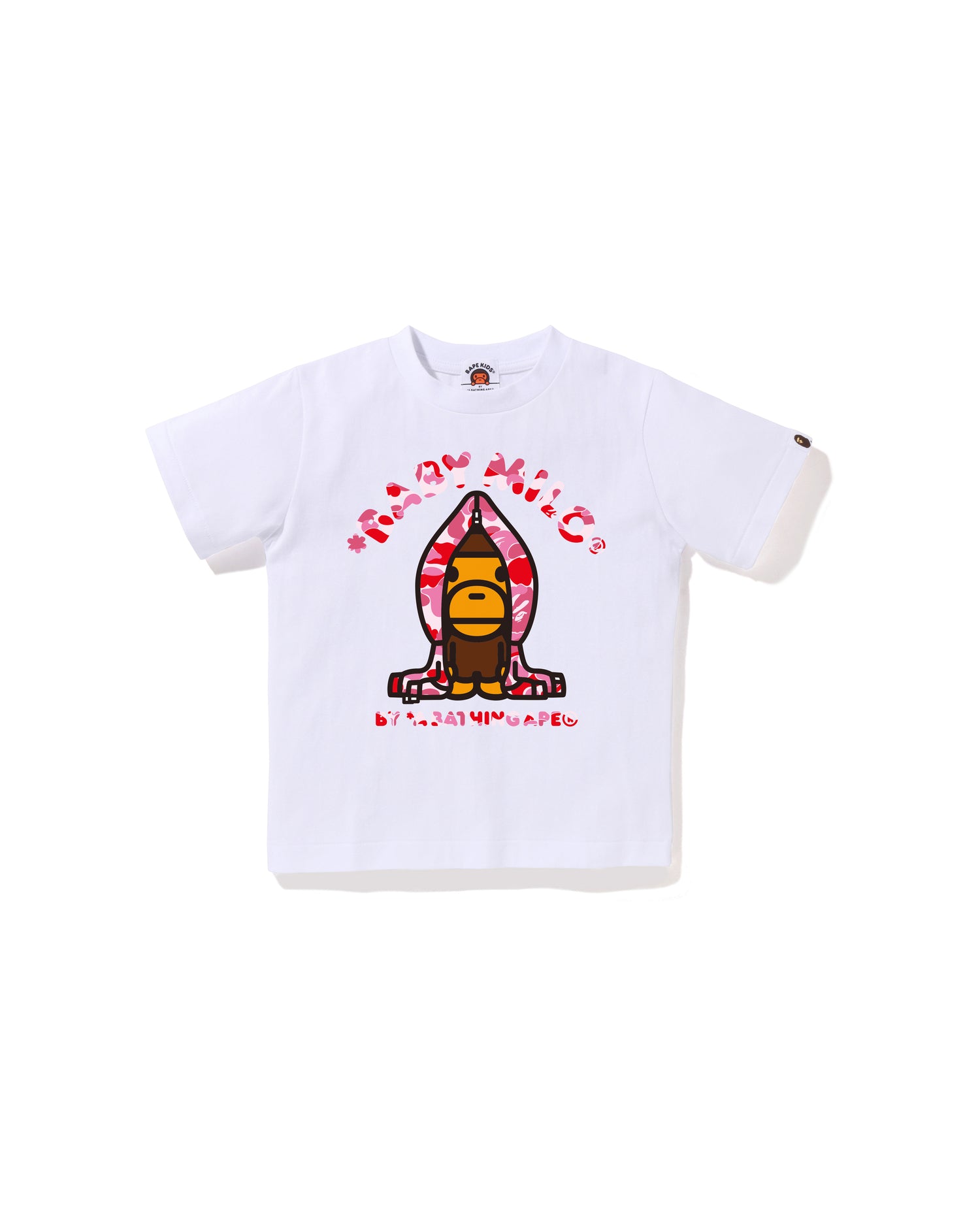 A BATHING APE® Kids Abc Camo Milo Hoodie Tee | Bape official