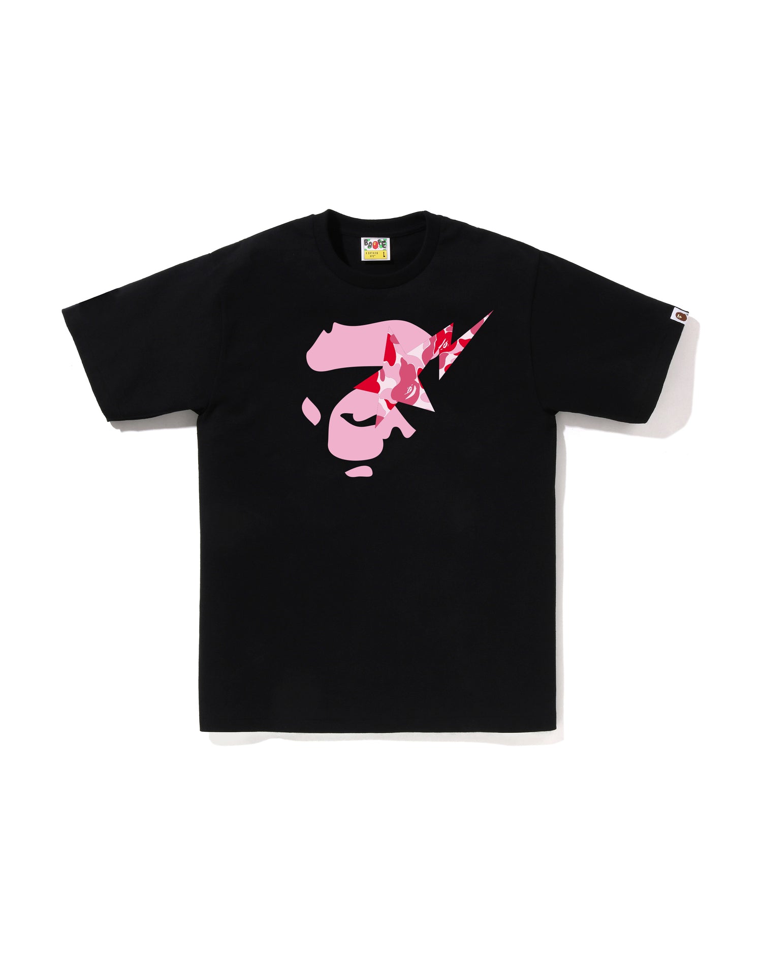 A BATHING APE® Abc Camo Ape Face STA Tee | Bape official website
