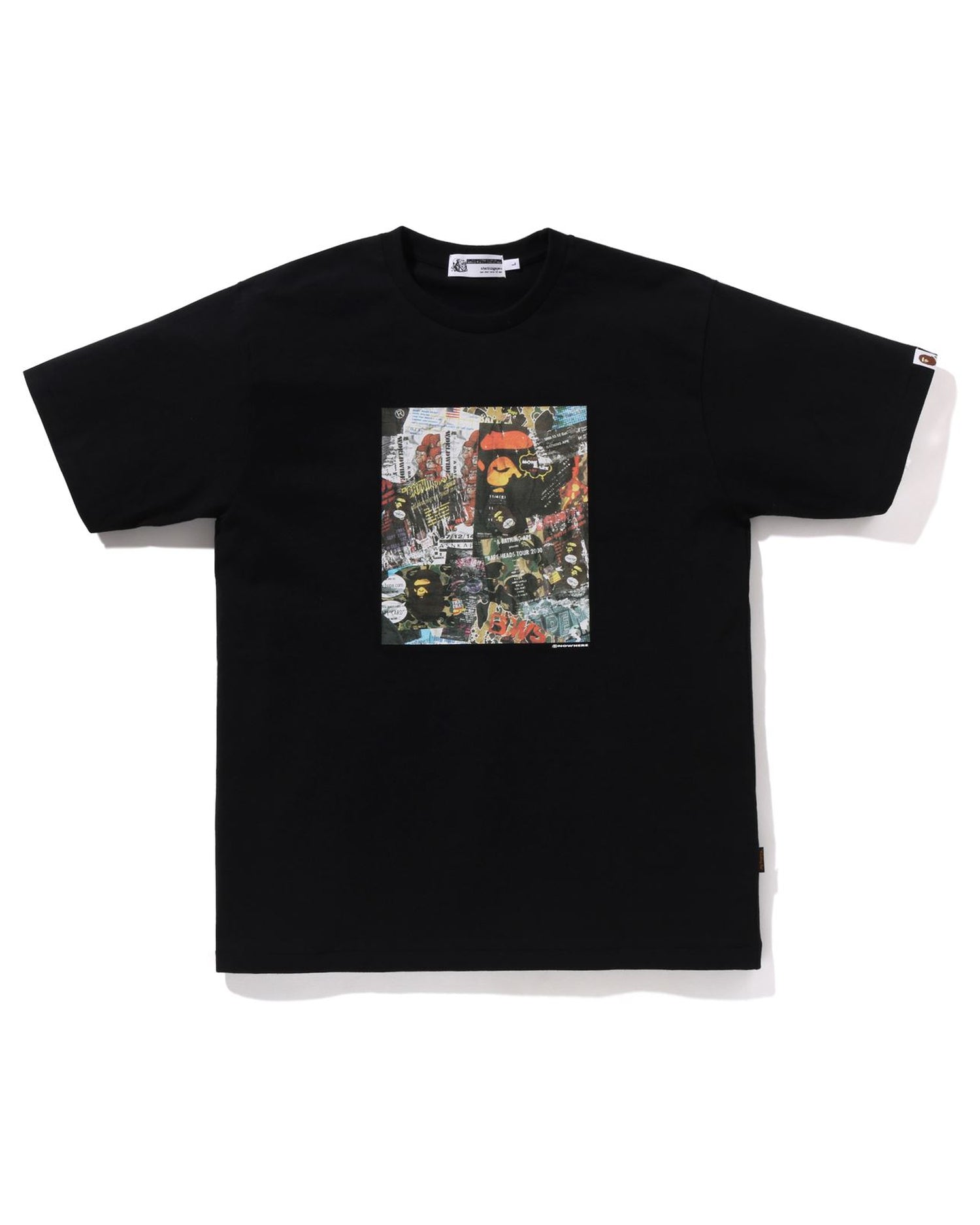 A BATHING APE® BAPE Flyer Pattern Print Tee | Bape official