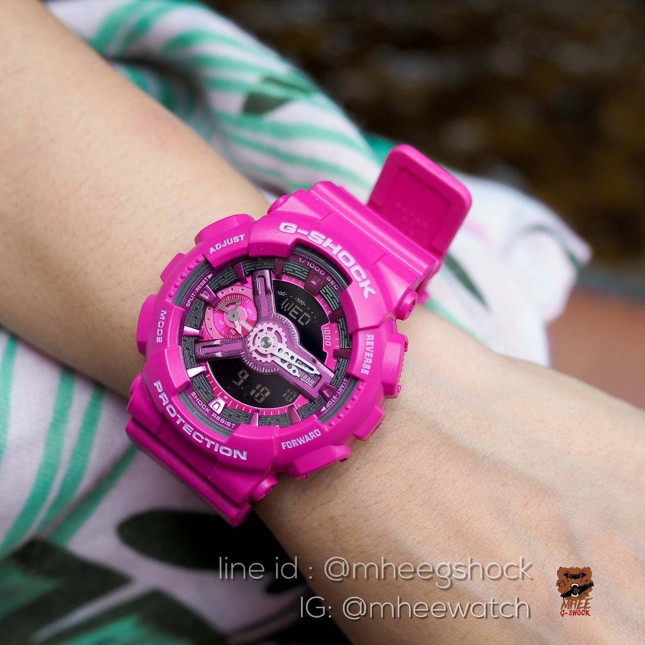 G-Shock mini Shocking Black Pink รุ่น GMA-S110MP-4A3DR