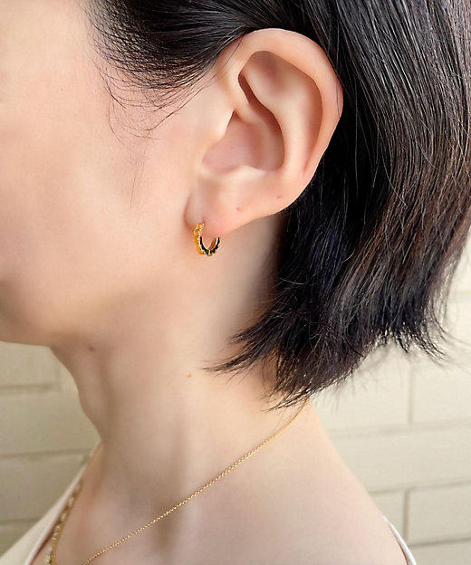 ウィー バイ ホワイトバード カーネリアンピアス ※シングル