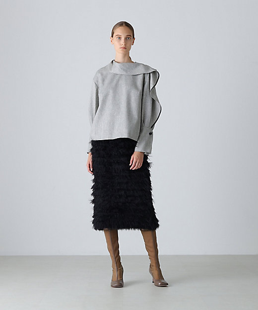 ◇トップヘリンボーンブラウス（5315210130） | ADORE