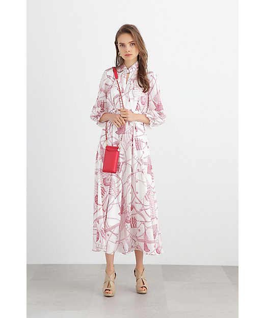 スカーフプリントワンピース（0313140353） | PINKY&DIANNE