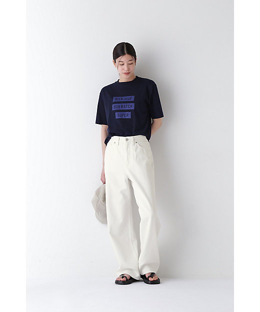 ◇11ozホワイトデニムパンツ（0774230700） | human