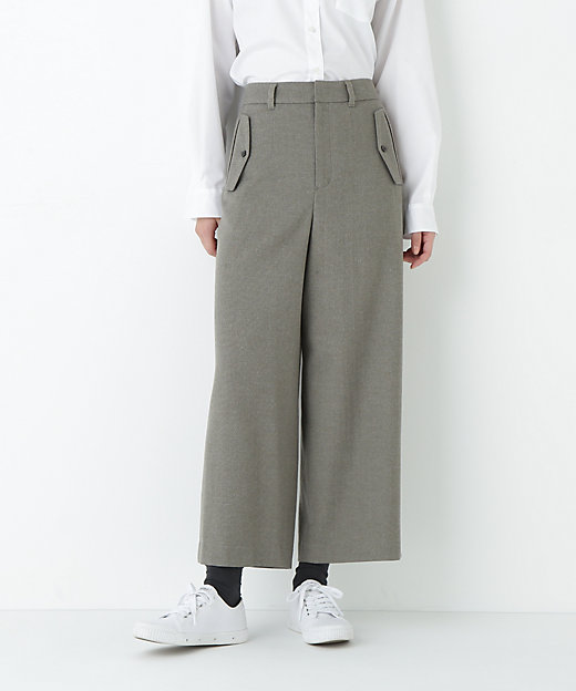 ◇TOPツイルガウチョパンツ（0775230101） | human woman