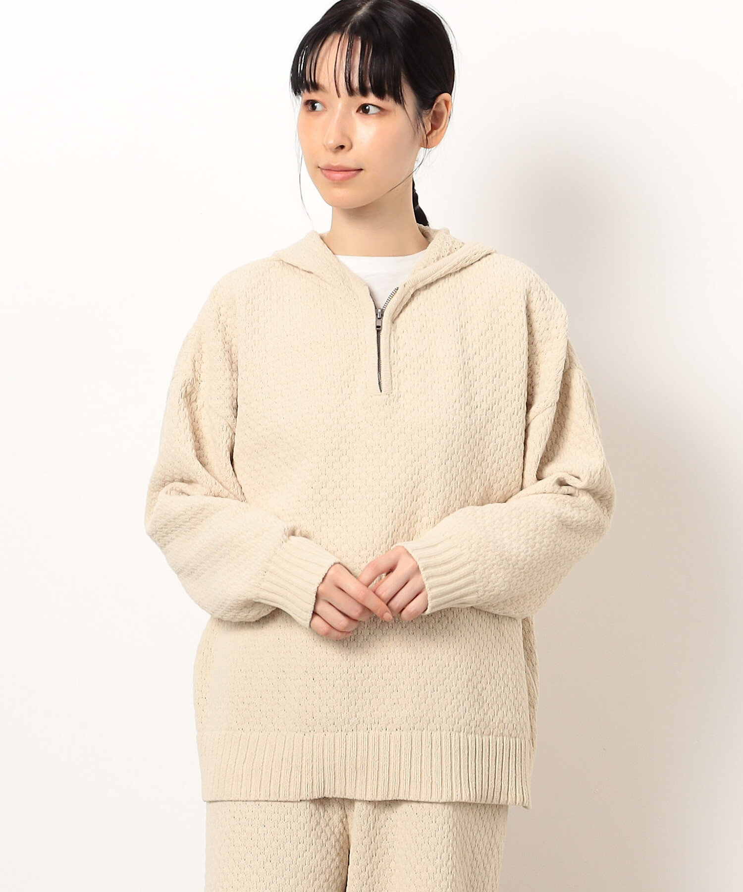 モールヤーン フーディーニット ／ セットアップ対応