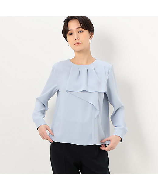 アシンメトリー フリルブラウス（0102HC01） | COMME CA