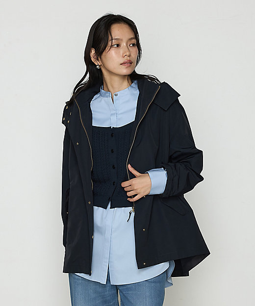 2WAY】コットンナイロングログラン アノラックブルゾン