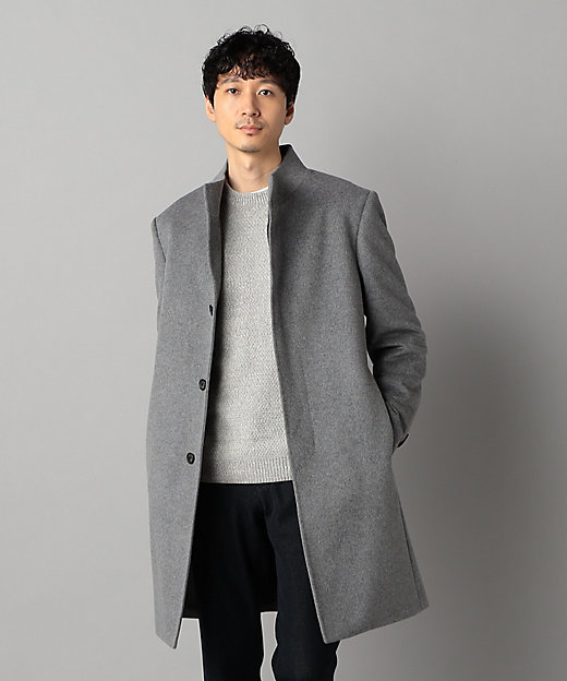 アンゴラビーバー イタリアンカラーコート（0710WM01