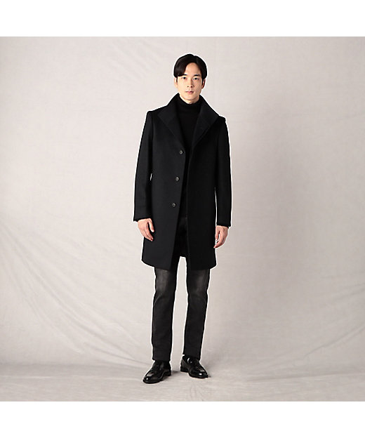 アンゴラウール・イタリアンカラー コート（0710WE01