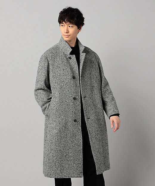 尾州産 ツィード スタンドチェスターコート（0771WM20