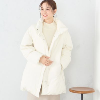 リサイクルタフタ 撥水加工 オーバーサイズ ダウンコート