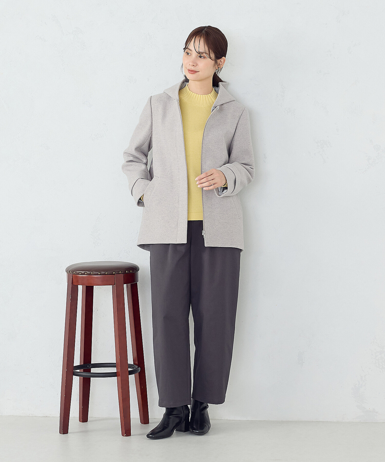 SALE12/31まで!! COMME CA DU MODE ベルベットコート 楽天市場