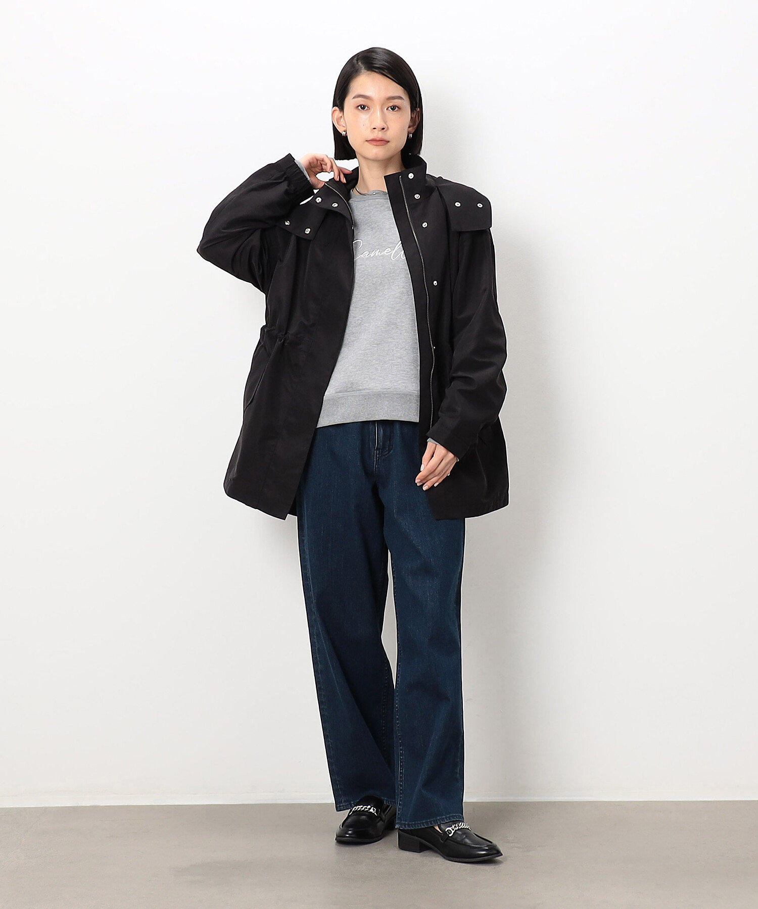 ポリエステルグログラン マウンテンパーカ（1221BK04