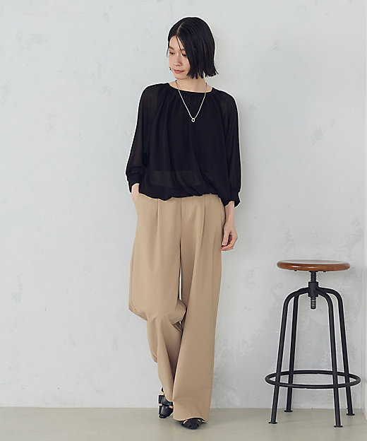 セットアイテム】 バルーンスリーブブラウス＋タンクトップ