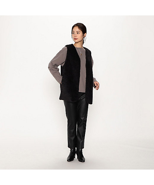 フェイクレザー スリムパンツ（1252PE08） | COMME CA ISM