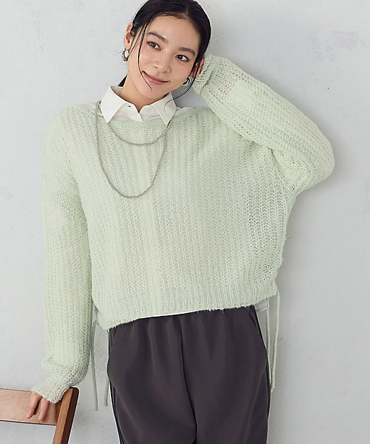 モヘヤライク ドロストニット（1277KO02） | COMME CA ISM