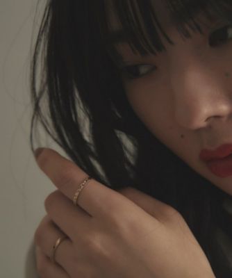 K10カットワーク極光太 リング（16号、18号