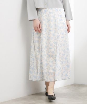 フラワープリント楊柳マーメイドスカート（2002594290