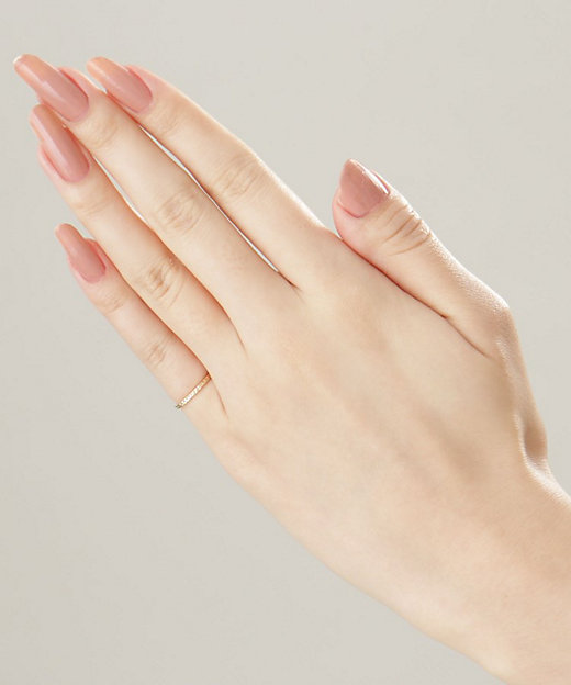 K10カットワーク極光細 ピンキーリング（2000012036