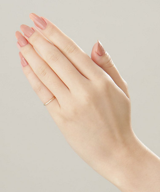 K10カットワーク極光細 ピンキーリング（2000012036