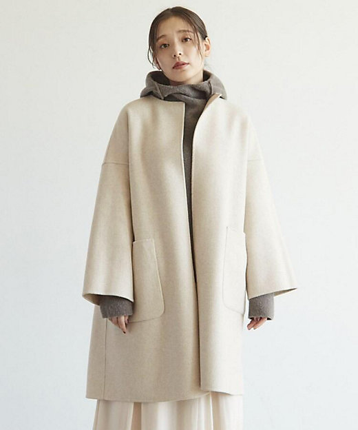 CLUEL11月号掲載／2WAY】ダブルフェイスリバーシブルコート