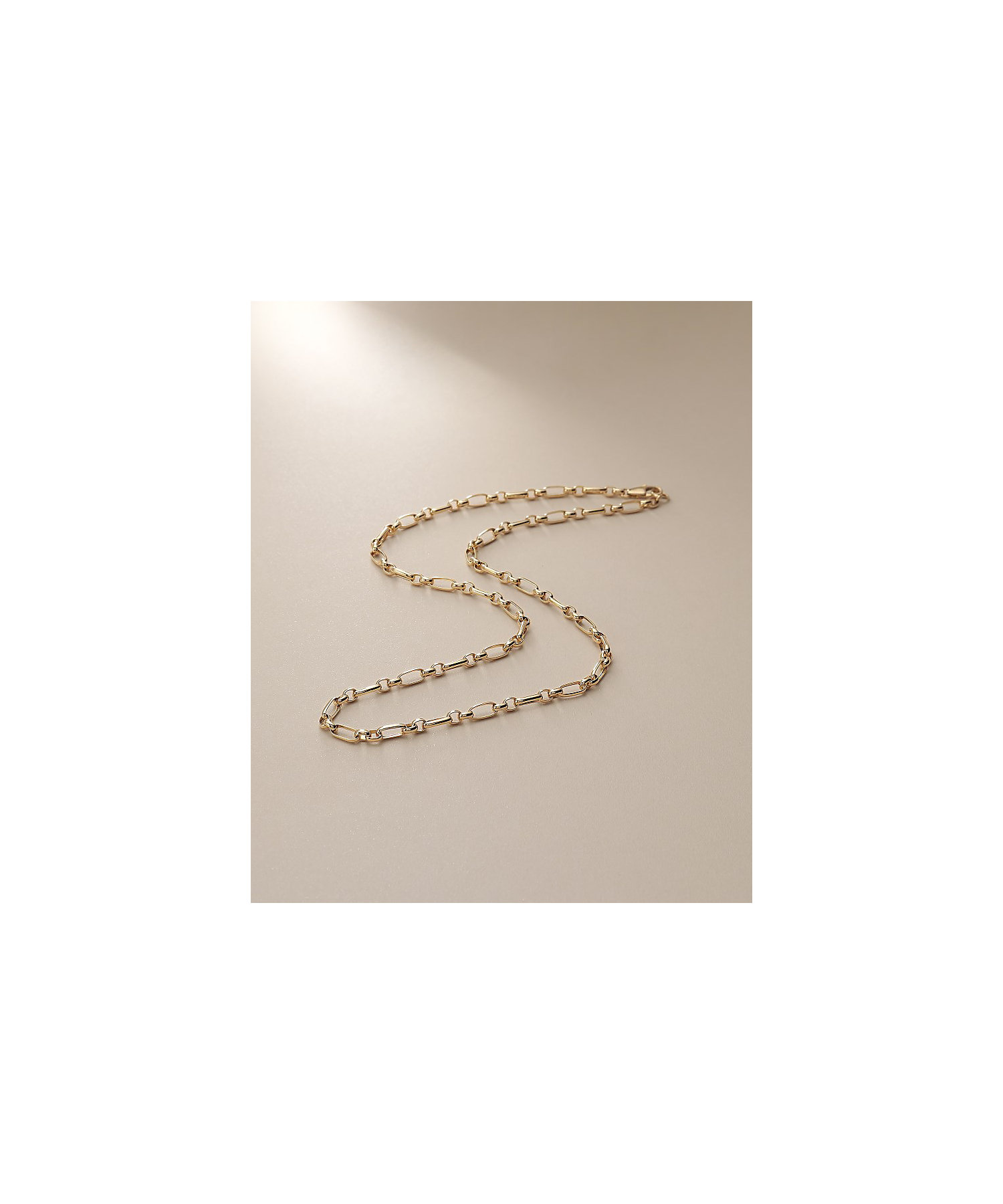 K18中空フィガロ ネックレス細（2002405141