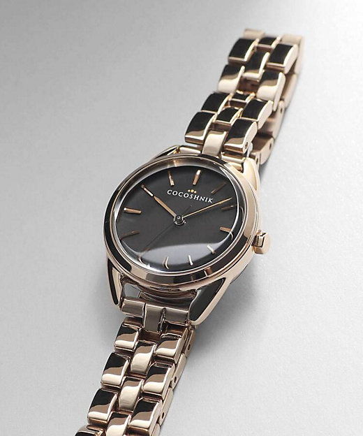 RGラウンド ブレスレットウォッチ（ブラックマット