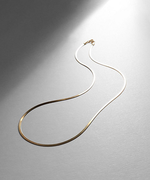 K18フラットスネーク ネックレス細（2002235973