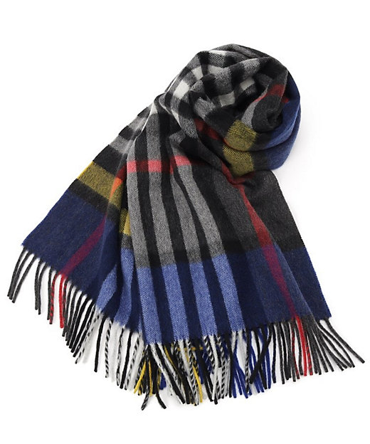 Joshua Ellis（ジョシュアエリス）マルチチェックカシミヤ