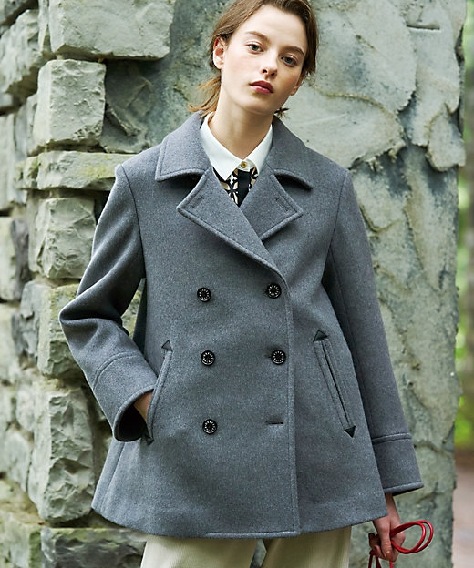 SS－Msize】Super140sウールAラインPコート